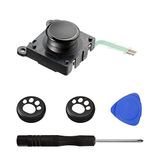 CHENLAN Sony PSV 2000 PS Vita 2000 2001 için Joystick Düğmesi 3D Rocker Analog Parmak Çubuğu Yedek Siyah