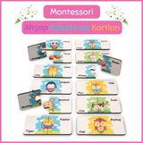 ChenSeaKTB Montessorı Eşleştirme Kartları Puzzle-Aklımda Zeka Oyunları