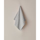 Chequer Pamuk Yüz Havlusu 50X80 cm Gri - 150 x 80 cm