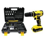 Chermik (Banco-200) (Sarı) (1350 Rpm) Bn-5 F-136 (Stanlıy-Cordless) (24W) Şarjlı Matkap Seti Çantalı*10