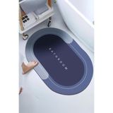 Chermik Hızlı Kuruyan Kaymaz Banyo Paspası Mavi