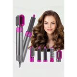 Chermik Pratik Pro Hava Üflemeli Saç Düzleştirici Şekillendirici 5İn1 Saç Bakım Seti Hot Air Styler 5 İn 1