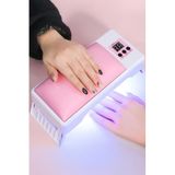 chermik Uv Led Işıklı Oje Kurutucu & El Yastığı | Dijital Ekranlı Jel Tırnak Kurutma Cihazı, CHRMK12866