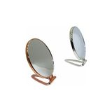 Chermik YAKUT-11307-950-1 950-3 (6.5") (Oval) Makyaj Aynası (Çift Taraflı) (Bronz & Gümüş Pls. - Çok Renkli