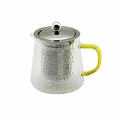 Chermik Yakut-9972 (550Ml) (Yuvarlak) (Kabartmalı & Borosilikat) Cam Demlik*48