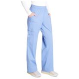 Cherokee Core Stretch WWE4005 Kadın SCRUBS Pantolonu – İthal, 60°C'de Yıkanabilir, 2 Yönlü Esnek, 7 Cepli Doktor / Hemşire TEK ALT
