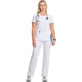 Cherokee Infinity CKE2624A – CKE1123A Kadın Scrubs Takım – İthal, Şık Görünüm ve Ultra Konfor Sunan Doktor Hemşire Forması - Beyaz
