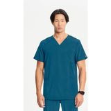 Cherokee Infinity CKE900A Erkek Scrubs Tek Üst – Ithal, , 4 Yönlü Esnek, Nem Emici Premium Doktor / Hemşire Üstü - Karayip Yeşili - XL