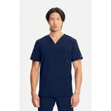 Cherokee Infinity CKE900A Erkek Scrubs Tek Üst – Ithal, , 4 Yönlü Esnek, Nem Emici Premium Doktor / Hemşire Üstü - Lacivert