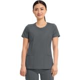 Cherokee Kadın Kasack Top Infinity - Medikal İş Kıyafeti - 4 Yönlü Streç, gri (Pewter), L