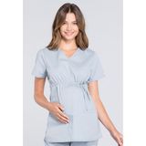 Cherokee Professionals WW685 – WW220 Hamile Scrubs Takım – İthal, Esnek ve Konforlu Doktor Hemşire Forması - Gri - 2XL