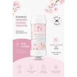 Cherry Blossom C Vitaminli Aromatik Duş Filtresi - Saç Dökülme Karşıtı, Cilt Besleyici Klor ve Kireç Arıtıcı Duş Filtresi (150GR) - Çok Renkli