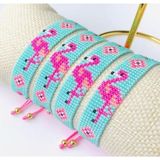 Cherry Design Flamingo Miyuki Bileklik