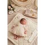 Cherub Baby Lily Kız Bebek Brodeli Elbise Yenidoğan Lüx Elbise Seti - Hastane Çıkışı Ve Mevlütlük Takım
