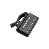 Cherub WST-550G Gitar Mate 180° Akustik Gitar Elektro Gitar LED Ekran için Klipsli Akort Cihazı