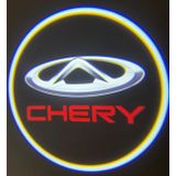 Chery Araçlar İçin Mesafe Sensörlü Fotoselli Pilli Yapıştırmalı Kapı Altı Led Logo