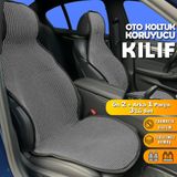 Chery Kimo Uyumlu Koltuk Kılıfı Minder Füme 2+1 Ön Arka Set