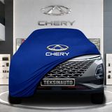 Chery Omoda 5 (2023) Mavi Kumaş Oto Branda Araca Özel Penye Araba Brandası Araç Örtüsü