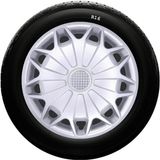 Chery SKS-SJS 419 16 İnç 4 Adet Kırılmaz Jant Kapağı