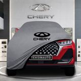 Chery Tiggo-7 (2023-) Gri Kumaş Oto Branda Araca Özel Penye Araba Brandası Araç Örtüsü