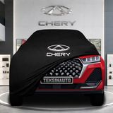 Chery Tiggo-7 (2023-) Siyah Kumaş Oto Branda Araca Özel Penye Araba Brandası Araç Örtüsü