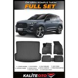 Chery Tiggo 7 Pro Bagaj Havuzu+4.5d Havuzlu Paspas Seti 2025 Model - Siyah