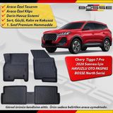 Chery Tiggo 7 Pro Paspas Araca Özel 2020 Sonrası Derin Havuzlu Bosse North Serisi - Siyah
