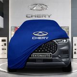 Chery Tiggo 8 (2023-) Mavi Kumaş Oto Branda Araca Özel Penye Araba Brandası Araç Örtüsü