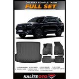 Chery Tiggo 8 Pro Bagaj Havuzu+4.5d Havuzlu Paspas Seti 2022 Model - Siyah