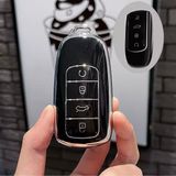 Chery Tiggo 8 Pro Siyah-Silver Anahtar Kılıfı - Şeffaf