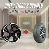Chery Tiggo8 Uyumlu Nokian235/55R18 Kış Lastiği 4 Adet Yılı:2024+Dy1208 Bd 18"Jant 4 Adet
