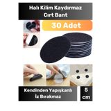 chesstra Premium Halı Kilim Sabitleyici Koltuk Kaydırmaz Kendinden Yapışkanlı Yıkanabilir 30 Adet Cırt Bant