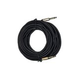 chester 10 Metre 6.35 mm to 6.35 mm Ses Kablosu - Çivi Jak Enstrüman ve Amfi Bağlantı Kablosu - Stereo Jak