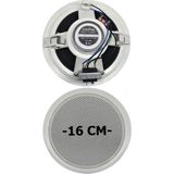 CHESTER 16 cm Trafolu Tavan Tipi Hoparlör - Alçıpan Uyumlu Trafolu Sütun Hoparlör - 20 Watt Beyaz