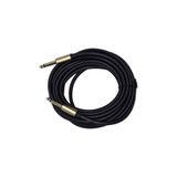 chester 5 Metre 6.35 mm to 6.35 mm Ses Kablosu - Çivi Jak Enstrüman ve Amfi Bağlantı Kablosu - Stereo Jak