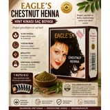 Chestnut Henna Hint Kınası Saç Boyası Kestane Renk 6’Lı Kutu Doğal Görünümlü Saç Boyası