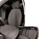 Chevrolet Aveo Lüx Oto Koltuk Minderi Ön Arka 5'li Set ELEGANCE Serisi GRİ
