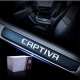 Chevrolet Captiva Carbon Fiber Kapı Eşiği Yazısı Sticker 4Adet