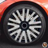 Chevrolet Corvette 15 Inç Jant Kapağı (Takım) Siyah Gri C108
