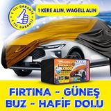 Chevrolet Corvette 2005 ve Sonrası Dolu ve Güneş Korumalı X900 Araba Brandası - Oto Çadır Örtü - Gri