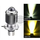 Chevrolet Cruze 2008-2016 Uyumlu Mercekli Far Ampulü Led Xenon Çift Renk Sarı-Beyaz Far Şimşek Etkili CSP Led Lamba Uzun Kısa 2 Adet Takım