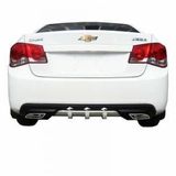 Chevrolet cruze difüzör arka tampon çift çıkış egzoz gri