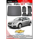 Chevrolet Cruze Hatcback 2012 Model 4d Bagaj ve Pro Serisi Havuzlu Paspas Takımı - Siyah