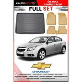 Chevrolet Cruze Hatcback 2017 Model 4d Bagaj ve Pro Serisi Havuzlu Bej Paspas Takımı - Siyah