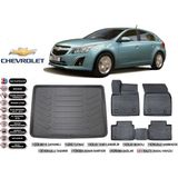 Chevrolet Cruze Hatchback 2014 Model Bagaj Havuzu Araca Özel Siyah Extra Havuzlu Paspas Takımı