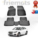 Chevrolet CRUZE SD 3D Havuzlu Paspas 2011 Sonrası Siyah 4 Parça Friemats