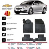 Chevrolet Cruze Sedan 2008-2016 4.5d Premium Havuzlu Siyah Paspas Takımı Kokusuz