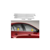 Chevrolet Cruze Sedan 2009 Üzeri 6 Parça Paslanmaz Çelik Cam Çıtası