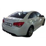 Chevrolet Cruze Sedan İcin (2009 - 2013) Arka Tampon Eki - Difuzor (Plastik)