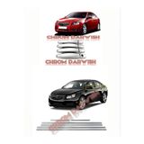 Chevrolet Cruze Sedan Krom Kapı Kolu 8 ve Cam Çıtası 6 Parça Krom Paslanmaz Çelik